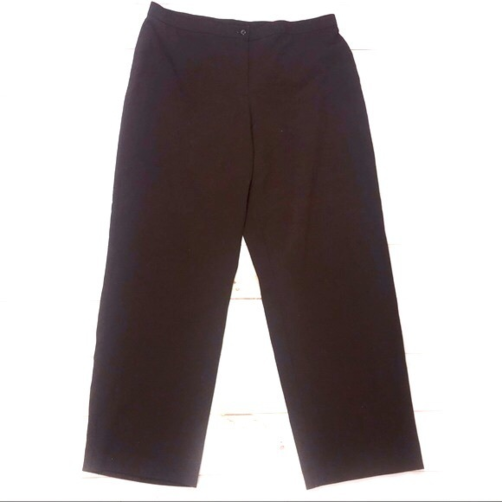 Pantology 18‎ Women’s Plus-size brown wide leg high rise career classic pants